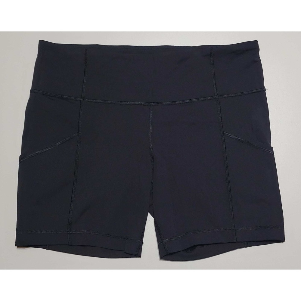 Lululemon Black 6" Biker Shorts